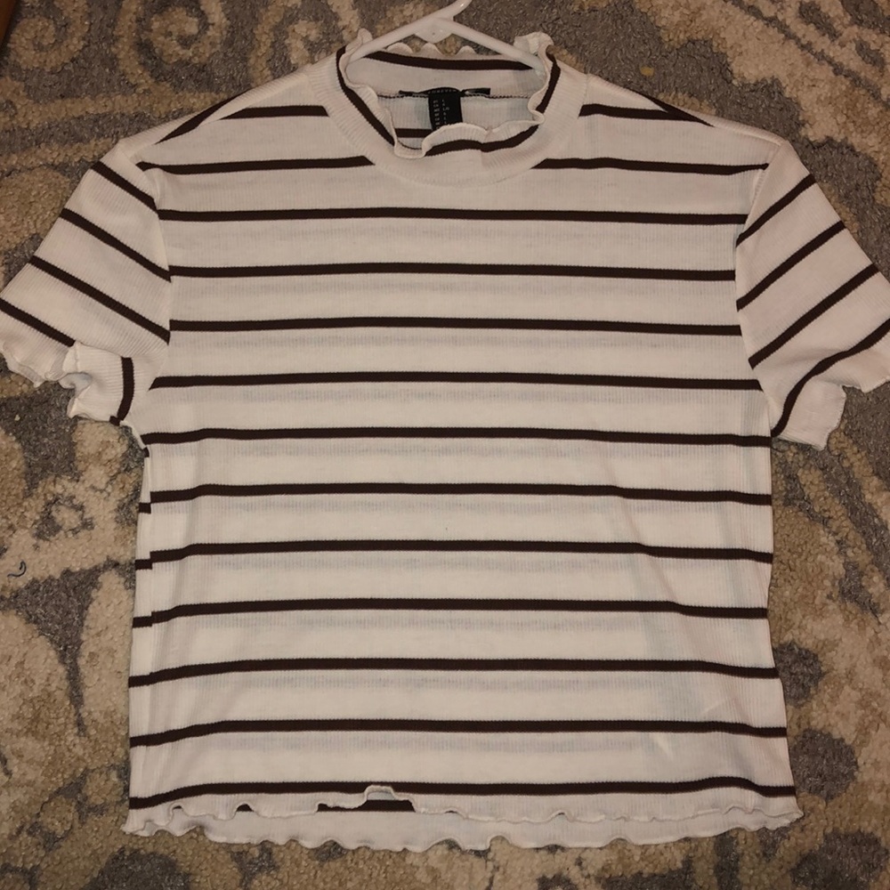 Forever 21 Cropped ribbed tee